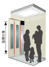 ハンドタッチセンサー付エレベーター