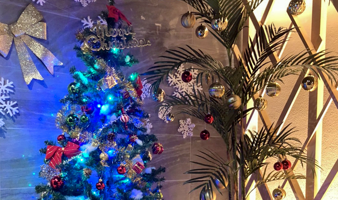 クリスマスの飾り付けをしました サンクレーア岩塚 名古屋の新築分譲マンション サンクレーア